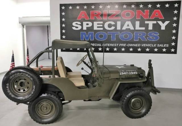 1947 Willys Jeep 4x4 Restored! NO RUST! AZ Jeep - photo 12
