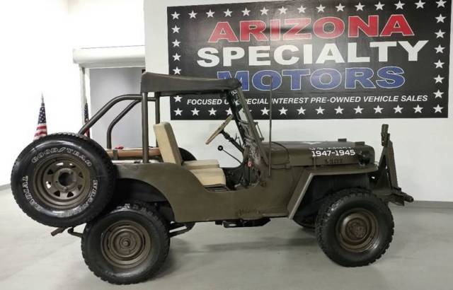 1947 Willys Jeep 4x4 Restored! NO RUST! AZ Jeep - photo 13