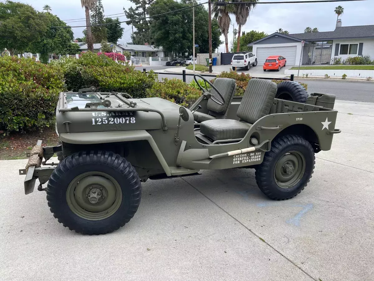1947 Willys Jeep CA Rust Free car. Runs Good. WW2 CJ2A Military Style MB 1947 Willys CJ2A