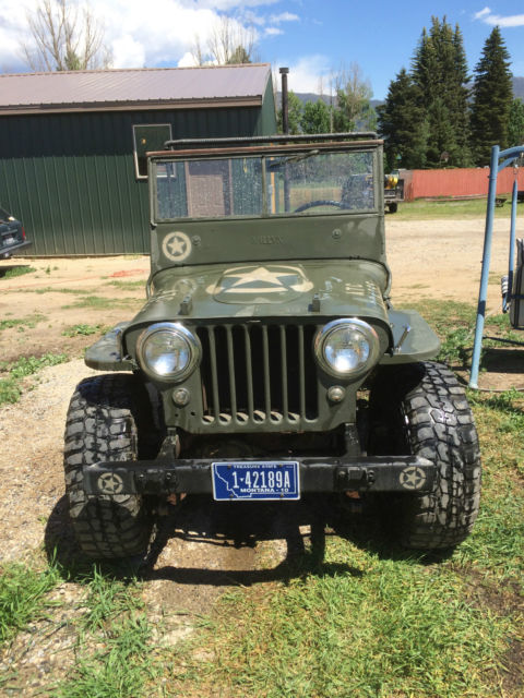 1947 Willys Jeep Cj2A ( Autographed by TV celebrity ) 1947 Willys