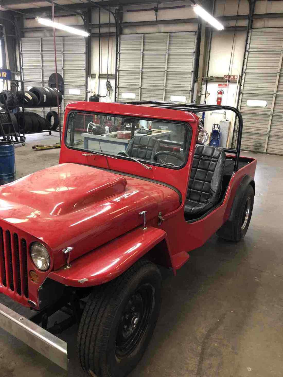 1947 Willys Jeepster SUV Red RWD Automatic 1947 Willys Jeepster