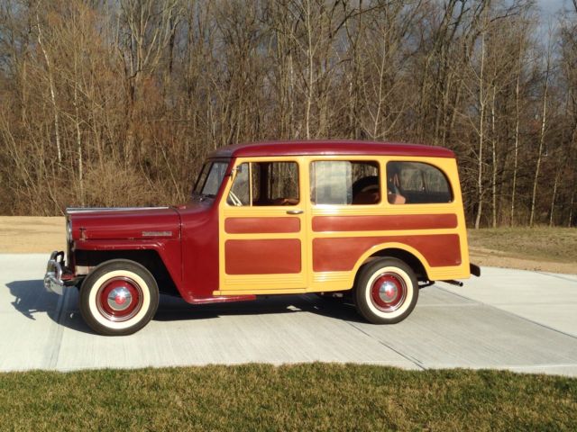 1947 Willys Overland Jeep Station Wagon 463 L-134 Woody Woodie Antique Vintage 1947 Willys Jeep Station Wagon
