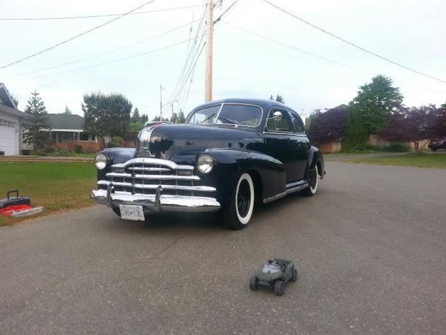 1948 Canadian Pontiac Silver Streak Coupe mild Kustom hot rat rod 1948 Pontiac Silver Streak