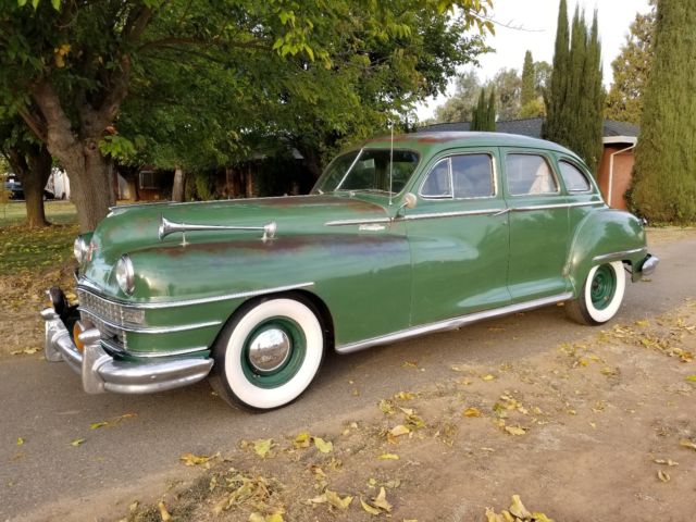 1948 Chrysler New Yorker 8 cyl four door Sedan Original Unrestored 1948 Chrysler New Yorker Deluxe