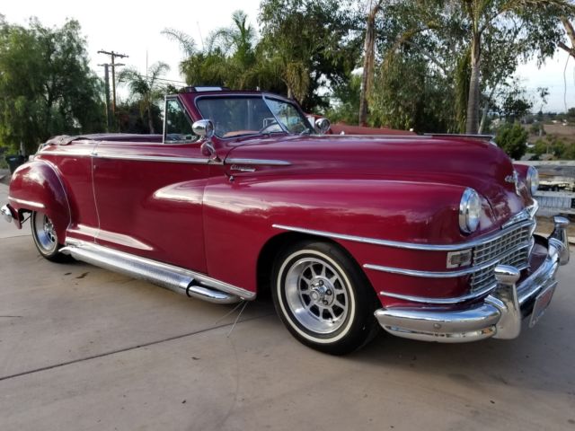 1948 Chrysler Windsor Convertible,BEAUTIFUL RARE CUSTOM HOT ROD,REAL CONVERTIBLE 1948 Chrysler Windsor ONE OF A KIND CUSTOM CLASSIC