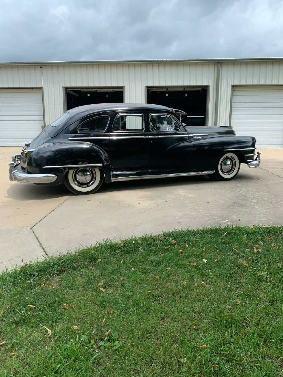 1948 Chrysler Windsor Sedan Fluid Drive Black RWD 1948 Chrysler Windsor