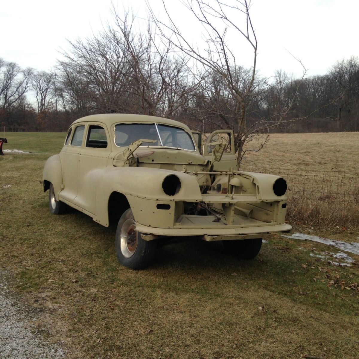1948 Chrysler Windsor Type 4S Model C38 ASSEMBLY REQUIRED / EVERYTHING is here 1948 Chrysler Windsor