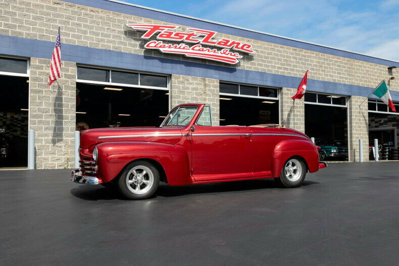 1948 Ford Deluxe Convertible All Ford Drivetrain All Steel Vintage Air A/C 1948 Ford Deluxe All Ford