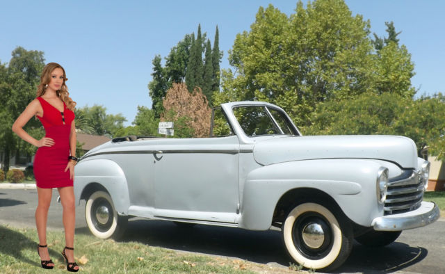 1948 Ford Deluxe Convertible Rare Antique Street Hot Rat Rod Custom 46 47 Style 1948 Ford Other Traditional Mild Custom Drop Top !!!