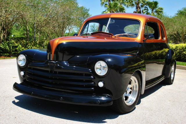 1948 Ford Deluxe Coupe Custom! 350 V8 Power Steering Power Brakes Tilt Steering! 1948 Ford Deluxe Coupe Custom 350 V8 PS PB Tilt Fully Restored!