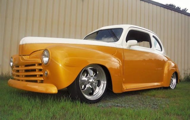 1948 Ford Deluxe Coupe Street Rod Big Block Vintage A/C 1948 Ford Deluxe