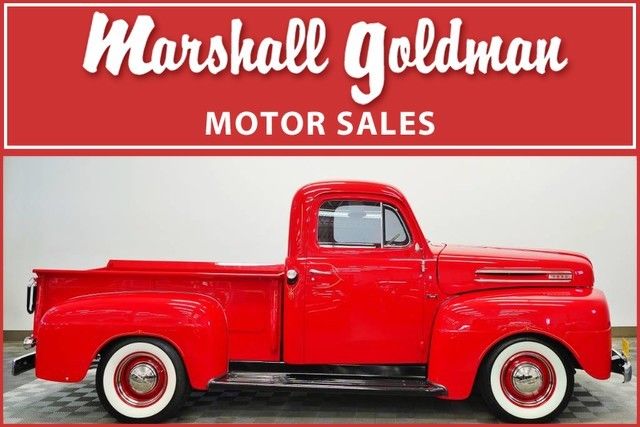 1948 Ford F1 Bright Red on Red and Cream with only 1,191 miles since restoration 1948 Ford F-100