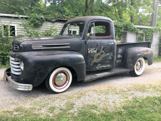 1948 ford truck F1 f100 hotrod patina rat rod deuce 1932 1940 shoptruck driver 1 1948 Ford Other Pickups