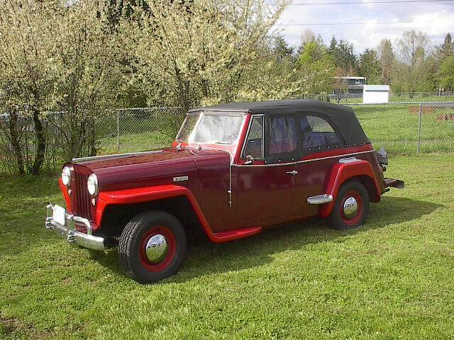 1948 Jeepster, restored 1948 Willys 4-63