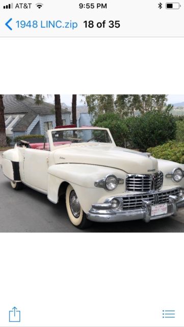 1948 Lincoln Continental Cabriolet - photo 7