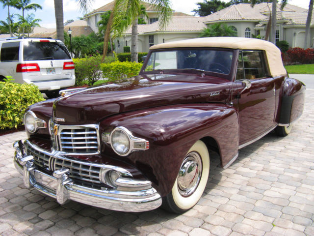 1948 Lincoln Continental Cabriolet Convertible 1948 Lincoln Continental Cabriolet Convertible 2 Door