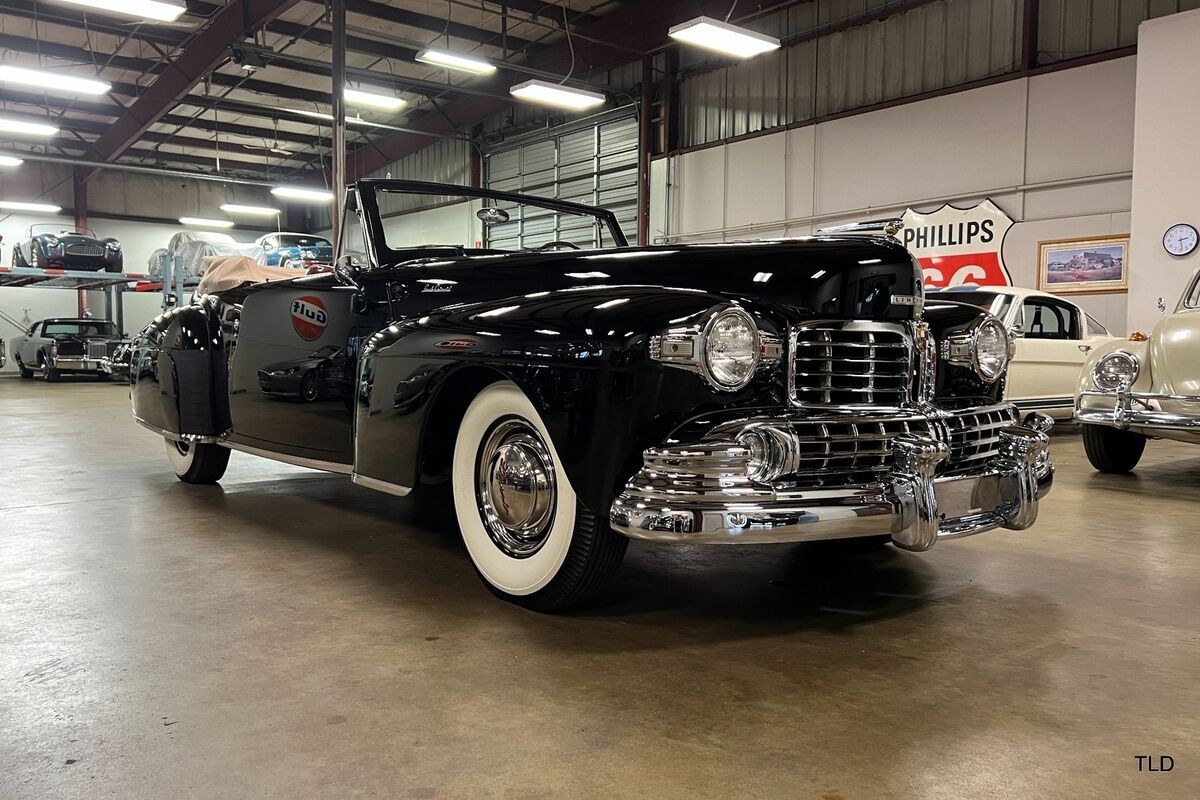 1948 Lincoln Continental Convertible, Black with 35747 Miles available now! 1948 Lincoln Continental Convertible