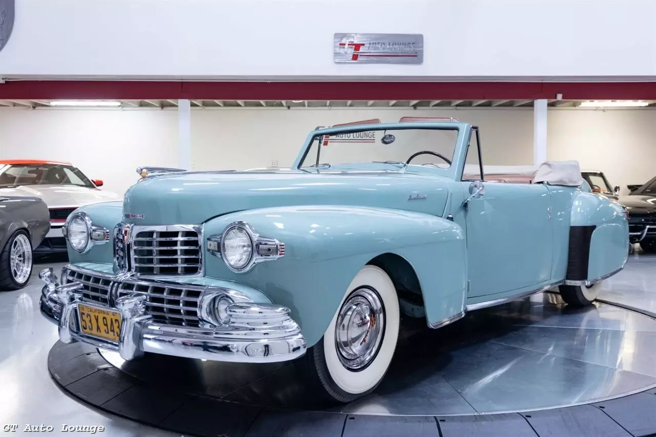 1948 Lincoln Continental Convertible Cabriolet Flathead V12 1946 1947 Zephyr 1948 Continental Convertible