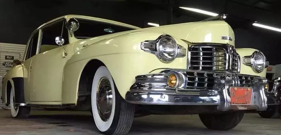 1948 Lincoln Continental Coupe Yellow 1948 Lincoln Continental