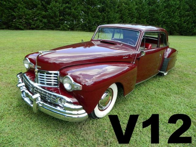 1948 Lincoln Continental V12 Coupe Fully Restored 1 Of 847 CCCA Class Show Car 1948 Lincoln Continental Continental V12 Coupe