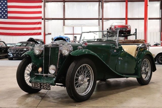 1948 MG TC 48900 Miles British Racing Green Coupe 1250cc I4 4 Speed Manual 1948 MG TC --