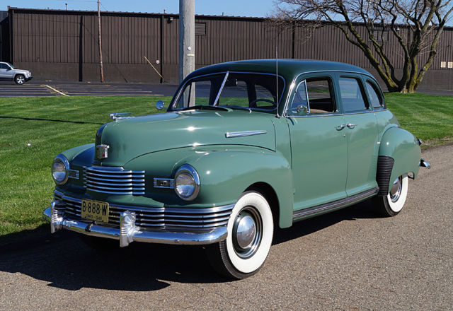 1948 Nash 600 Super 4dr trunk back sedan, low mile 2 families since new. 1948 Nash 600 Super Super