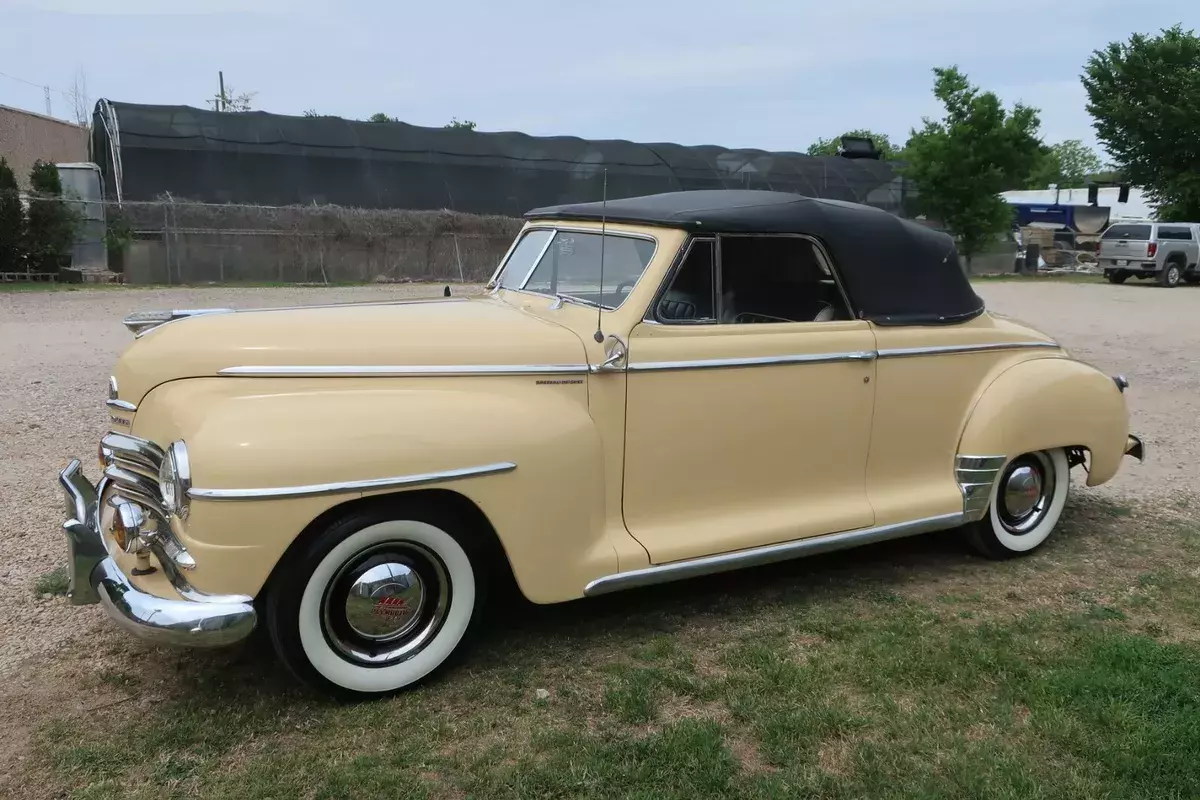 1948 PLYMOUTH P15 SPECIAL DELUXE CONVERTIBLE. WWW.PETESCLASSICCARS.COM 1948 Plymouth P15 Special Deluxe