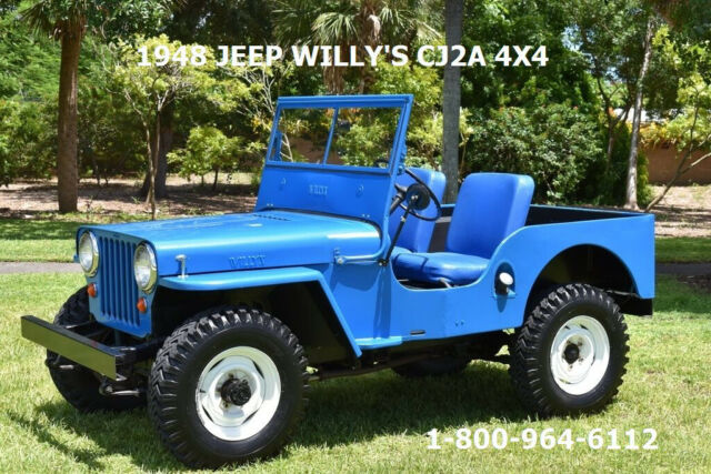 1948 WILLYS CJ-2A 4X4 CJ CJ3 JEEP MILITARY MUST SEE FRAME OFF RESTORATION 1948 Willys 1948 WILLYS CJ-2A 4X4 CJ CJ3 JEEP MILITARY NO RUST