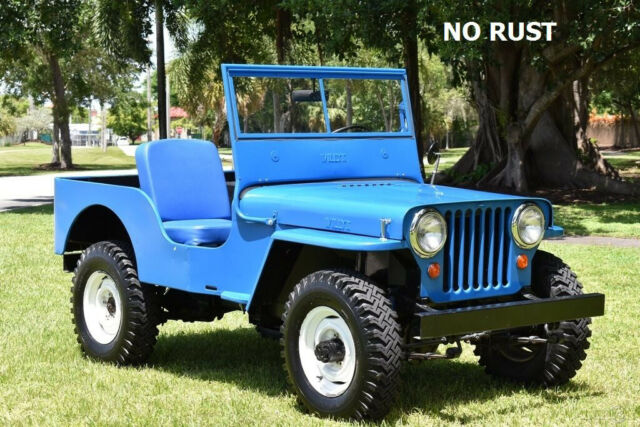 1948 Willys 1948 WILLYS CJ-2A 4X4 CJ CJ3 JEEP MILITARY NO RUST - photo 4