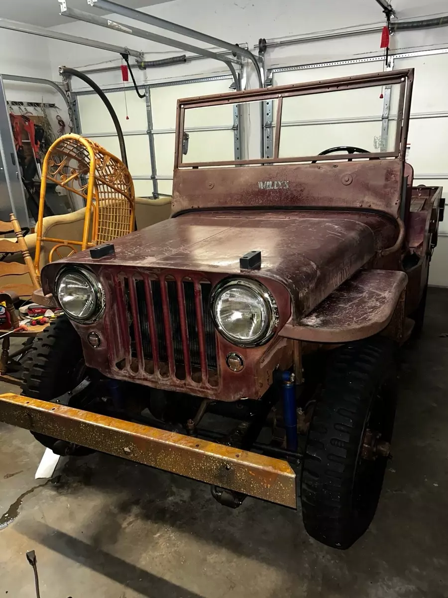 1948 Willys CJ-2A Red 1948 Willys CJ-2A
