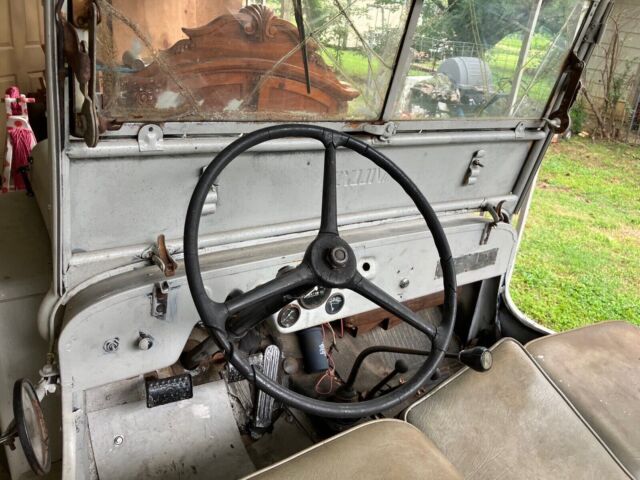 1948 Willys CJ-2A SUV Grey 4WD Manual 1948 Willys CJ-2A