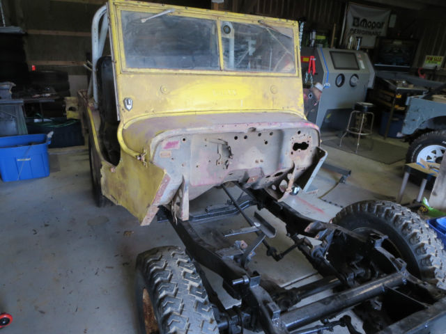 1948 Willys CJ2A Universal Jeep Barn Find Great Project Clear Title 1948 Willys CJ2A Universal Jeep