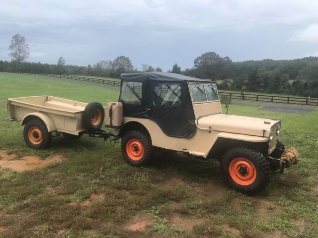 1948 willys jeep and Bantam trailer NO RESERVE 1948 Willys