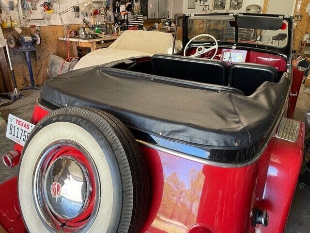 1948 Willys Jeepster black interior in excellent condition - photo 11