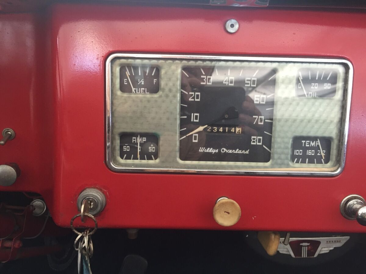 1948 Willys Jeepster black interior in excellent condition - photo 8
