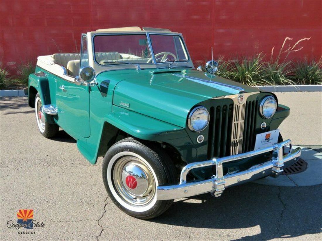 1948 Willys Jeepster Convertible, Buick V6 Swap, Frame Off Resto, 65k Orig Miles 1948 Willys Jeepster