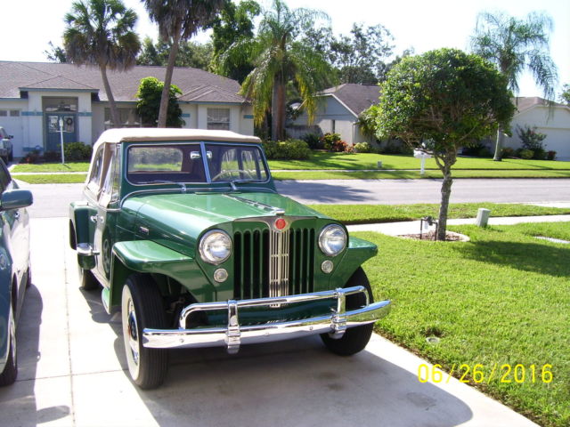 1948 Willys-Overland Jeepster VJ2 Pheaton Convertible Excellent Condition 1948 Willys Jeepster VJ2