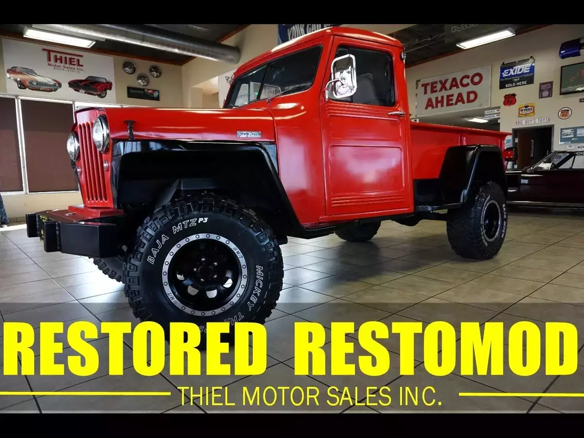 1948 Willys Truck 4x4 Fuel-Injected 4.0L Jeep 6CYL RESTOMOD FRAME-OFF RESTORED 1948 Willys Truck 4x4