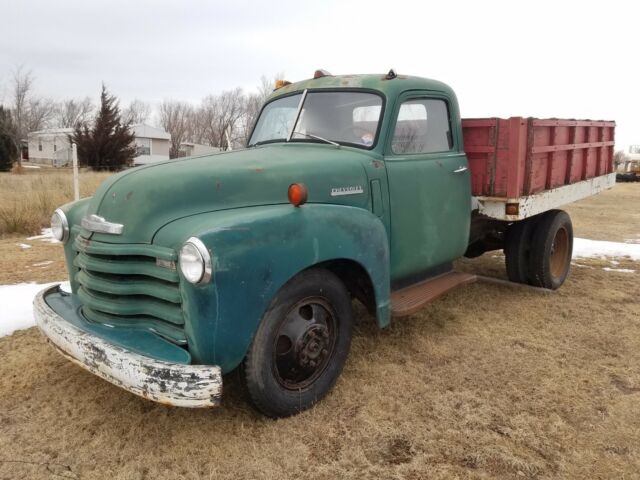 1949 Chevrolet 1 1/2 TON DUMP WHEAT 6400 TRUCK DUALLY PROJECT KANSAS - photo 5
