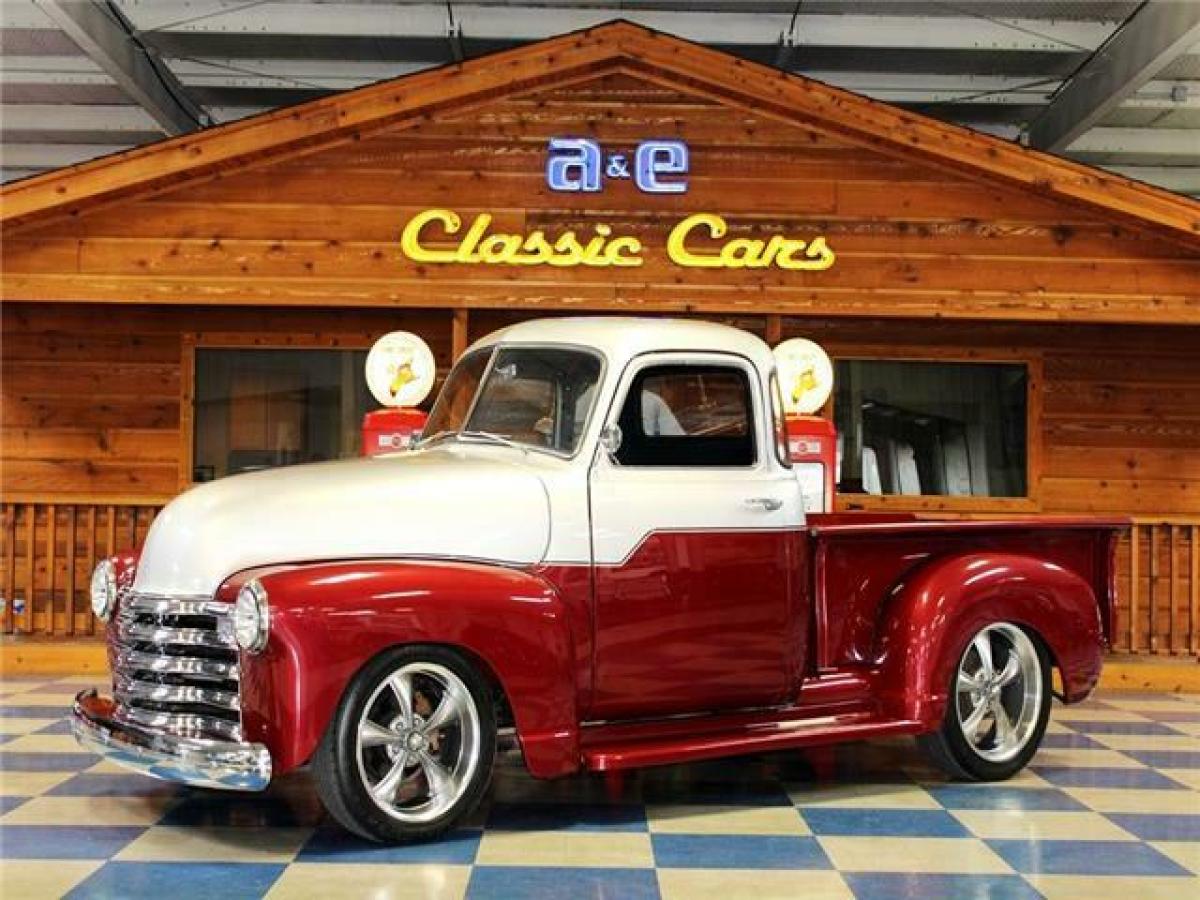 1949 Chevrolet 3100 Pickup – Burgundy / Silver 1949 Chevrolet Other Pickups 350 Cui