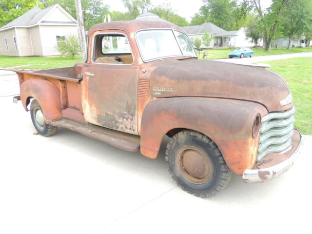 1949 Chevrolet 3600 deluxe 5 window pickup truck project or parts Clear KS title 1949 Chevrolet Other Pickups 3600 Standard Cab Pickup 2-Door