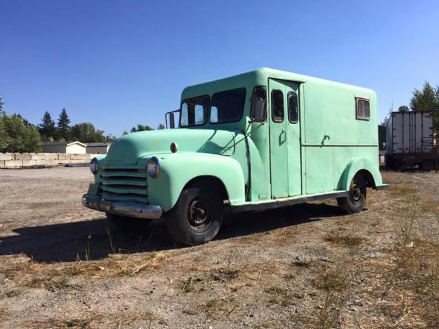 1949 Chevrolet 3800 Delivery Herman Body Bread Ice Cream Panel Truck One Ton 1949 Chevrolet Other 3800