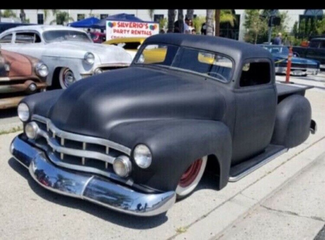 1949 Chevy pickup rat rod chopped bagged kustom leadsled bomb truck caddi 1949 Chevrolet 150