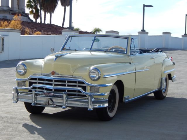 1949 Chrysler Windsor Series Highlander Convertible Fluid Drive Low Mile CA Car - photo 10