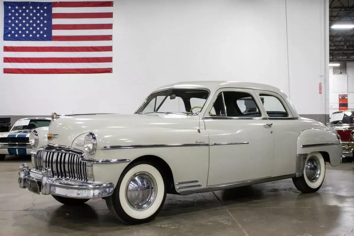 1949 DeSoto Custom Club Coupe 30572 Miles Dawn Gray 236.7ci V6 3-Speed 1949 DeSoto Custom Club Coupe
