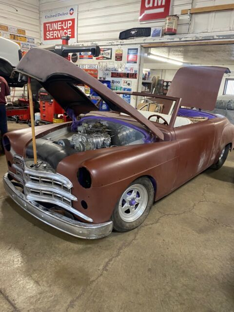 1949 Dodge Wayfarer Convertible Purple RWD Automatic 1949 Dodge Wayfarer pro street tubbed project car