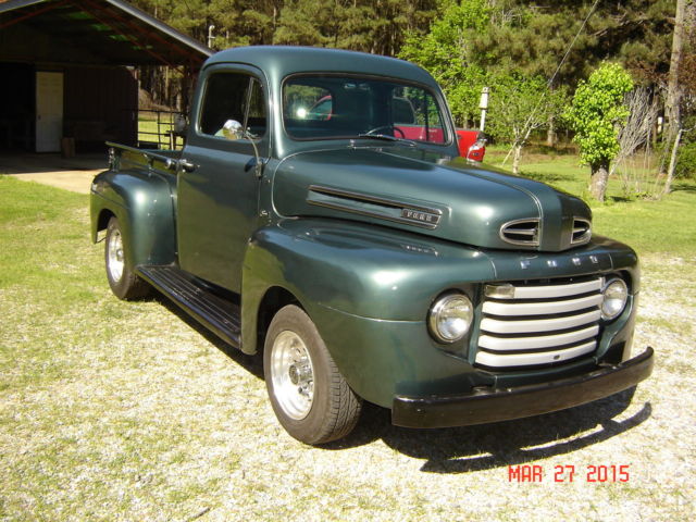 1949 f1 ford pickup, spruce green, restored, 1986 5.0 mtr w/C-4 tranmission 1949 Ford Other Pickups 2 door short bed