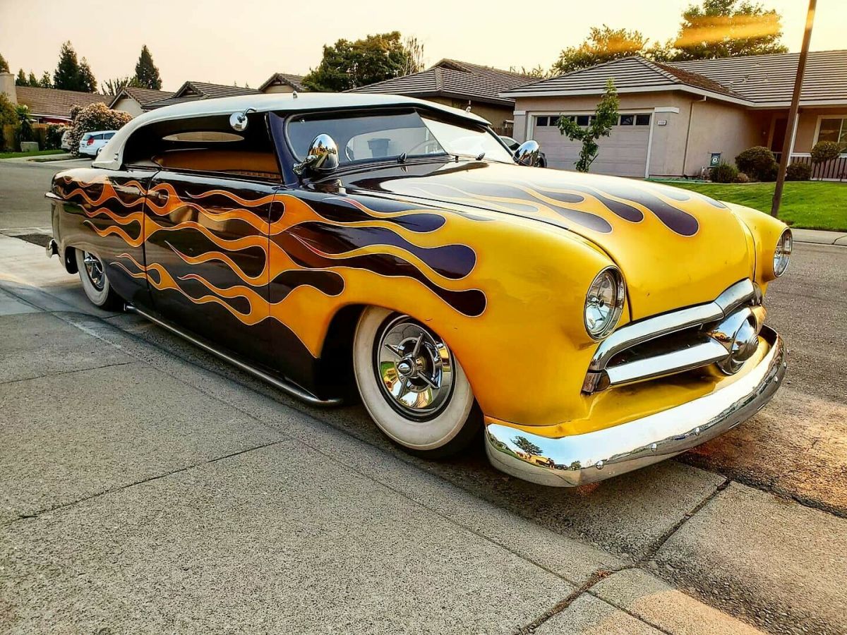1949 Ford Custom Convertible Black RWD Manual 1949 Ford Custom