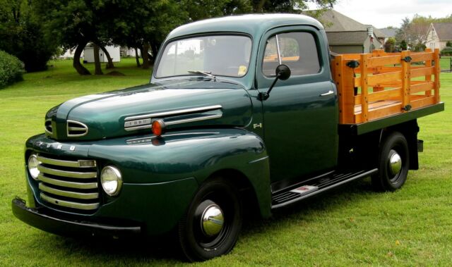 1949 Ford F1 Pick-Up Stunning Frame-Off Restoration Emerald/Tan Flathead V-8,Exc 1949 Ford Other Pickups F1