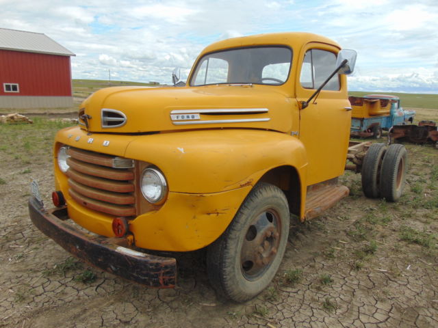 1949 FORD F4 TRUCK TRUE BARN FIND SURVIVER SOLID WESTERN LOCATED IN SD 1949 Ford F-450